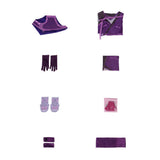 Mortal Kombat Mileena Purple Bodysuit Cosplay Costume Halloween Carnival Party Suit