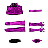 Mortal Kombat Mileena Purple Outfit Cosplay Costume Halloween Carnival Party Suit