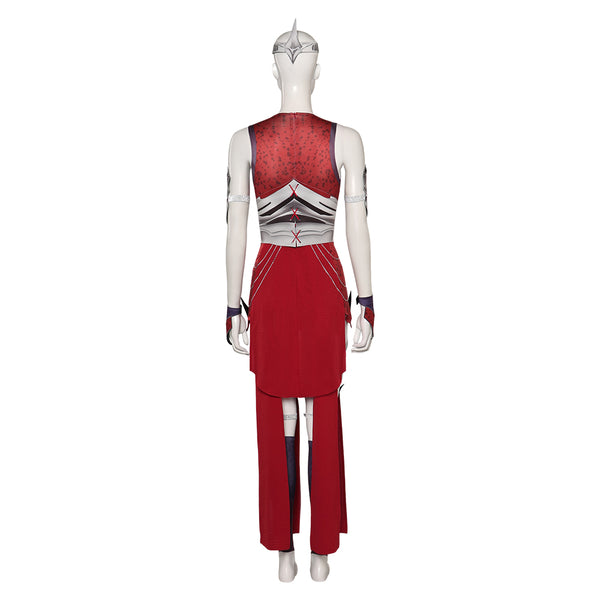 Mortal Kombat Nitara Red Combat Suit Cosplay Costume Outfits ...