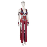 Mortal Kombat Nitara Red Combat Suit Cosplay Costume Outfits