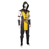 Mortal Kombat Scorpion Cosplay Costume For Adult Man Female Halloween Carnival Suit