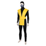 Mortal Kombat Scorpion Cosplay Costume Halloween Carnival Party Suit