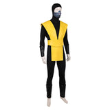 Mortal Kombat Scorpion Cosplay Costume Halloween Carnival Party Suit