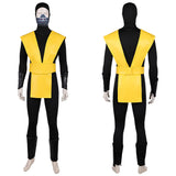 Mortal Kombat Scorpion Cosplay Costume Halloween Carnival Party Suit