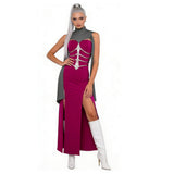 Mortal Kombat Sindel Red Dress Cosplay Costume Halloween Carnival Party Suit
