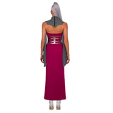 Mortal Kombat Sindel Red Dress Cosplay Costume Halloween Carnival Party Suit
