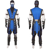 Mortal Kombat Sub-Zero Cosplay Blue Costume For Adult Man Halloween Carnival Suit