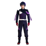 Movie Version Kirito Purple Outfit Cosplay Costume Halloween Carnival Party Suit