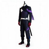 Movie Version Kirito Purple Outfit Cosplay Costume Halloween Carnival Party Suit