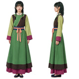 Movie Version Maomao Women Green Outfit Cosplay Costume Halloween Carnival Party Suit