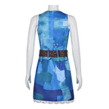 Mrs.Twit Blue Cosplay Dress For Adlt Female Halloween Carnival Party Suit 