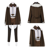 Mushoku Tensei Eris Greyrat Brown Coat Outfit Cosplay Costume Halloween Carnival Party Suit