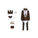 Mushoku Tensei Eris Greyrat Brown Coat Outfit Cosplay Costume Halloween Carnival Party Suit
