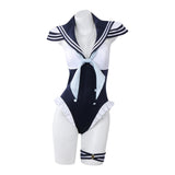 My Dress-Up Darling Kitagawa Marin Women Blue Sailor Swimsuit Cosplay Costume Halloween Carnival Party Suit