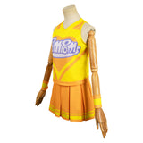 Na Nare Hana Nare Yellow Cheerleading Uniforms Cosplay Costume Outfits Halloween Carnival Suit