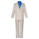 Nanami Kento White Outfit Cosplay Costume Halloween Carnival Party Suit 