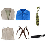 Nanami Kento White Outfit Cosplay Costume Halloween Carnival Party Suit 