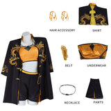 Naraka Bladepoint Path Of The Blue Serpent Cosplay Costume Halloween Carnival Party Suit  