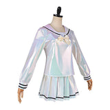 NEEDY GIRL OVERDOSE KAngel Sliver Outfit Cosplay Costume Halloween Carnival Party Suit