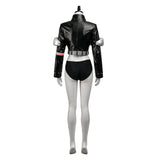 Nico Robin Women Black Leather Suit Cosplay Costume Halloween Carnival Party Suit