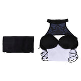 NieR: Automata Ver1.1a YoRHa No.2 Type B Original ONE PIECE Black-white Swimsuit Swimwear Cosplay Costume Outfits