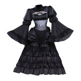 NieR:Automata 2B Black Dress Cosplay Costume Halloween Carnival Party Suit
