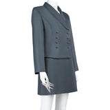 Nosferatu Lucy Harker Grey Cosplay Costume For Adult Female Halloween Carnival Party Suit