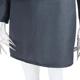 Nosferatu Lucy Harker Grey Cosplay Costume For Adult Female Halloween Carnival Party Suit