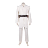 Obi-Wan Kenobi White Outfit Cosplay Costume Halloween Carnival Party Suit