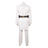 Obi-Wan Kenobi White Outfit Cosplay Costume Halloween Carnival Party Suit