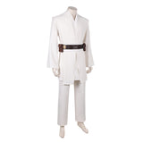 Obi-Wan Kenobi White Outfit Cosplay Costume Halloween Carnival Party Suit