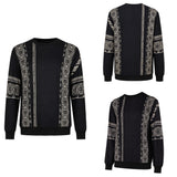 Obsession Bear Black Crewneck Sweatshirt Cosplay Costume Halloween Carnival Party Suit