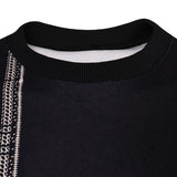Obsession Bear Black Crewneck Sweatshirt Cosplay Costume Halloween Carnival Party Suit