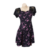 Obsession Nikki Women Black Printed Dress Cosplay Costume Halloween Carnival Party Suit