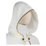 Octopath Traveler Temenos Mistral  White Cloak Cosplay Costume Halloween Carnival Party Suit