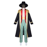One Piece Blackbeard Marshall D. Teech Black Suit Cosplay Costume Outfits Halloween Carnival Suit