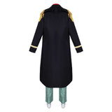 One Piece Blackbeard Marshall D. Teech Black Suit Cosplay Costume Outfits Halloween Carnival Suit