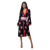 One Piece Boa Hancock Black Dress Cosplay Costume Halloween Carnival Party Suit