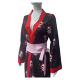One Piece Boa Hancock Black Dress Cosplay Costume Halloween Carnival Party Suit
