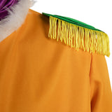 One Piece Buggy Orange Coat Cosplay Costume Outfits Halloween Carnival Suit