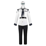 One Piece Coby White Uniform Outfit Cosplay Costume Halloween Carnival Party Suit