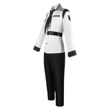 One Piece Coby White Uniform Outfit Cosplay Costume Halloween Carnival Party Suit