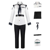 One Piece Coby White Uniform Outfit Cosplay Costume Halloween Carnival Party Suit