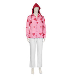One Piece Corazon Pink Outfit Cosplay Costume Halloween Carnival Party Suit