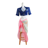 One Piece Costume Nico Robbin Cosplay Blue Swimsuit For Adult Female Halloween Carnival Suit