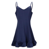 One Piece Costume Nico Robbin Cosplay Dark Blue Dress For Adult Female Halloween Carnival Suit