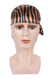ONE PIECE FILM RED Usopp Cosplay Brown and Black Striped Headscarf Halloween Carnival Accessories   