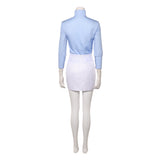 One Piece Heroines Nami Women Blue Shirt Set Cosplay Costume Halloween Carnival Party Suit