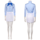 One Piece Heroines Nami Women Blue Shirt Set Cosplay Costume Halloween Carnival Party Suit