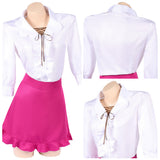One Piece Heroines Nami Women Pink Dress Cosplay Costume Halloween Carnival Party Suit